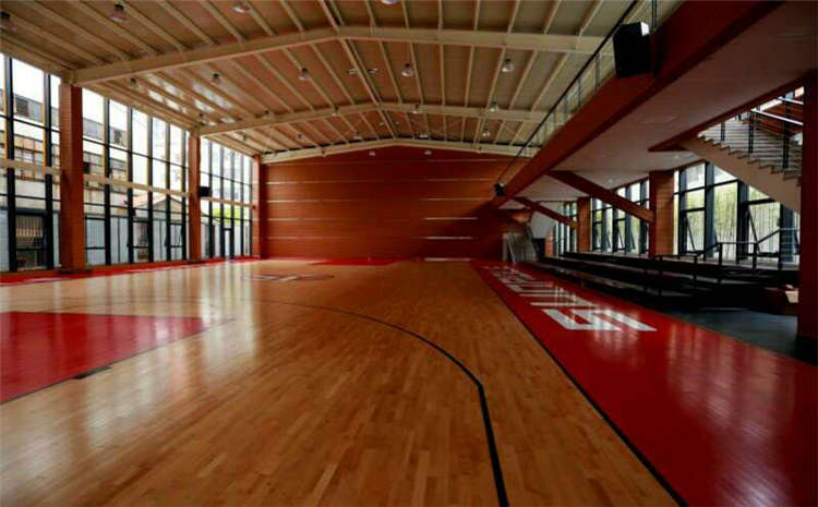 蘭州硬木企口體育木地板結構