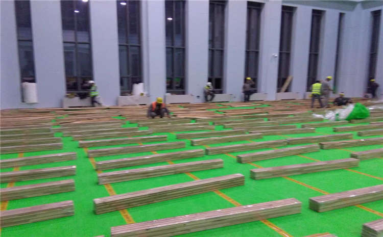 哈爾濱企口體育木地板施工方案